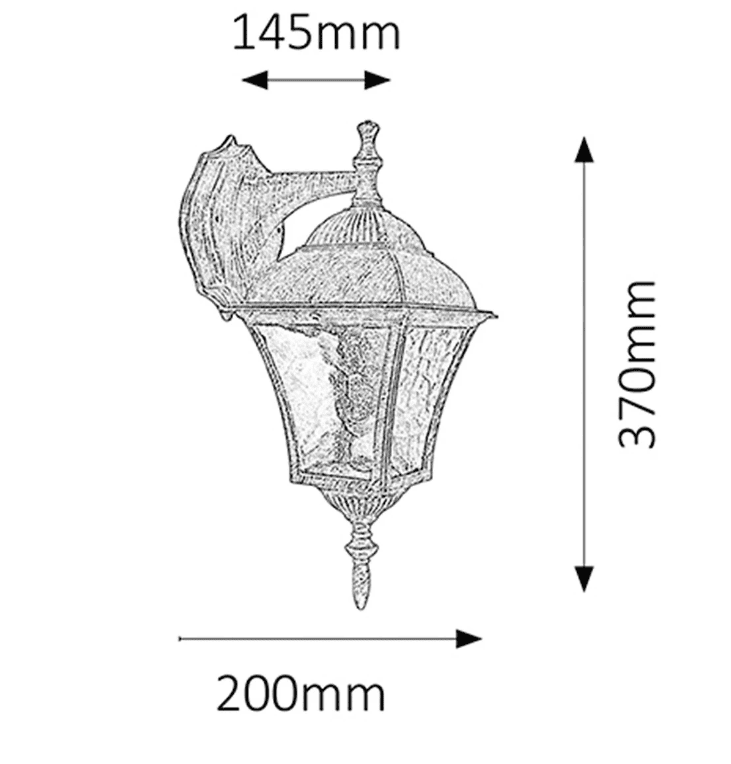 Spoljna zidna lampa 2 Spoljna zidna lampa - Slika 2